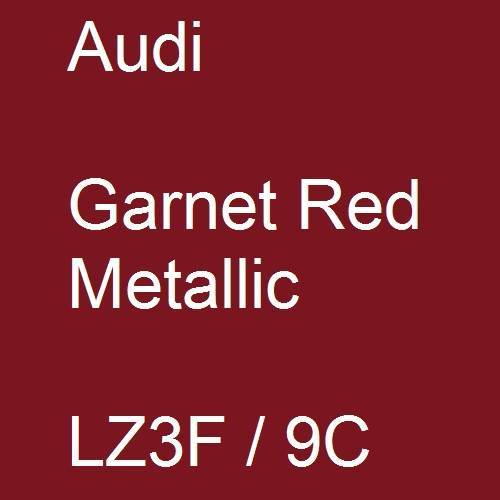 Audi, Garnet Red Metallic, LZ3F / 9C.